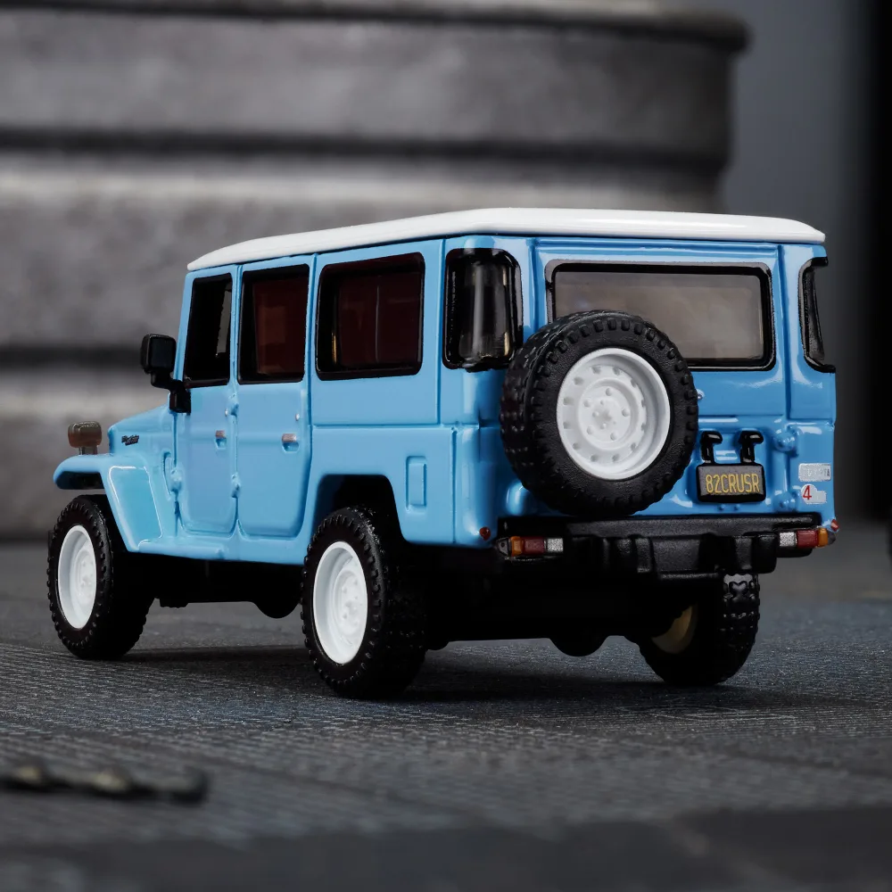 1982 CUSTOM TOYOTA LAND CRUISER FJ45 TROOPY — HWR97 — Light Blue — imagem 5