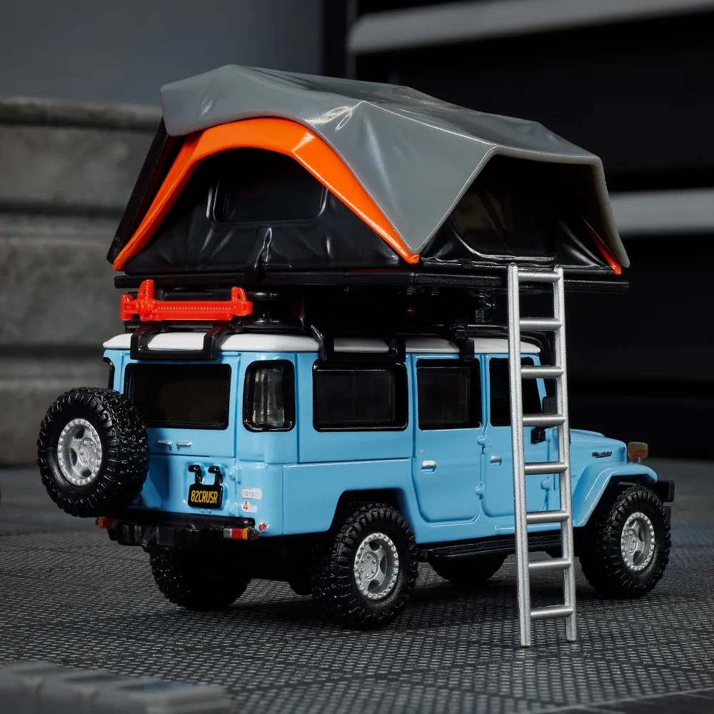 1982 CUSTOM TOYOTA LAND CRUISER FJ45 TROOPY — HWR97 — Light Blue — imagem 6
