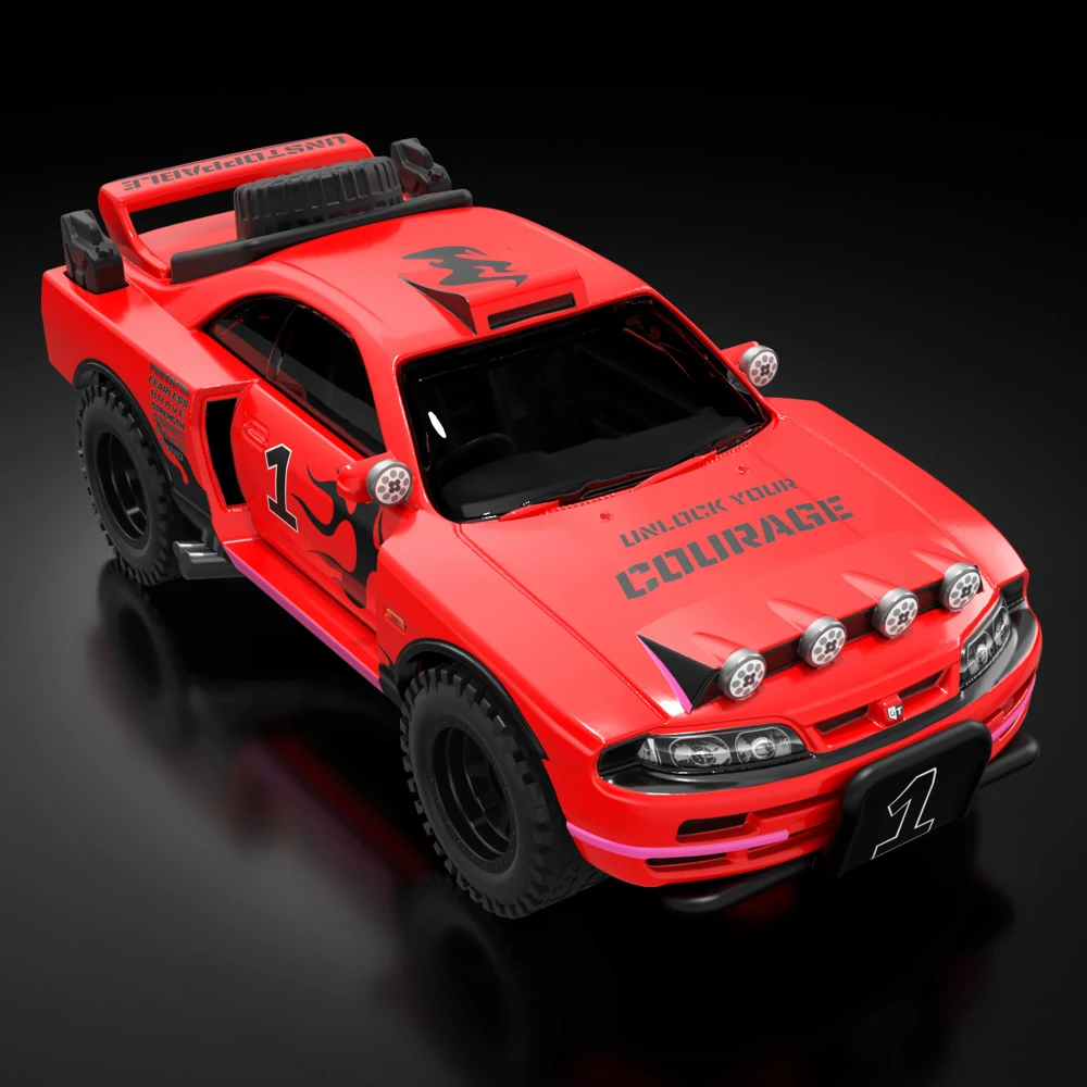 Rally Resilience Nissan Skyline (R33) — HYH22 — Candy red — imagem 7
