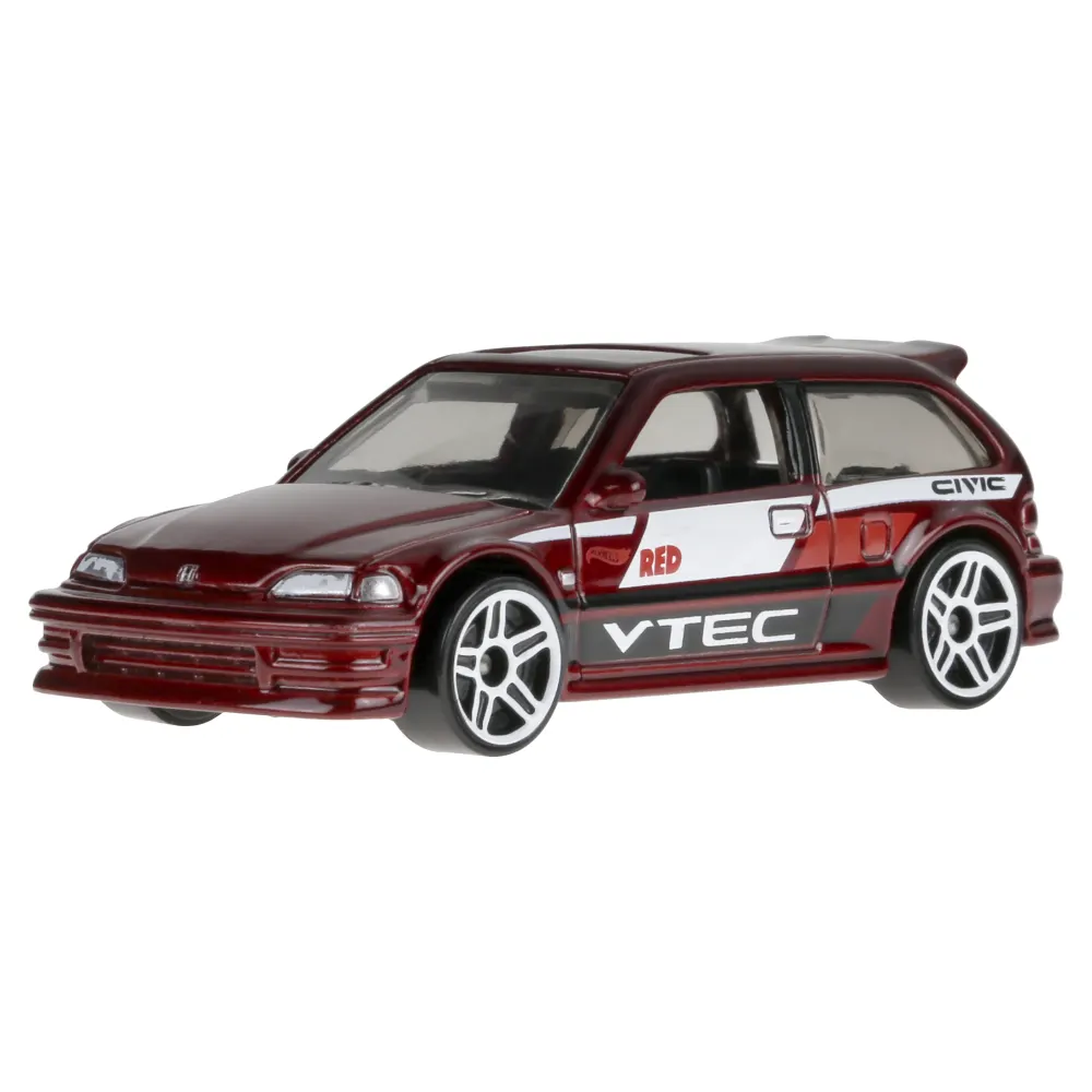 '90 HONDA CIVIC EF — HYY38 — Dark Red