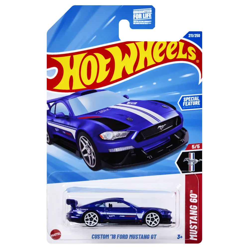 CUSTOM '18 FORD MUSTANG GT — HYY94 — Blue — imagem 2