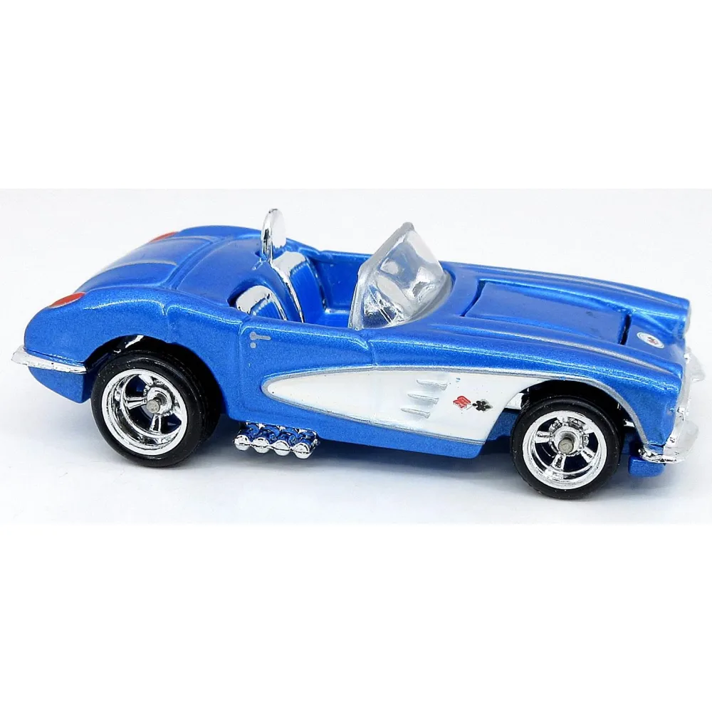 '58 CORVETTE — J2837 — Light Blue w/ white sides