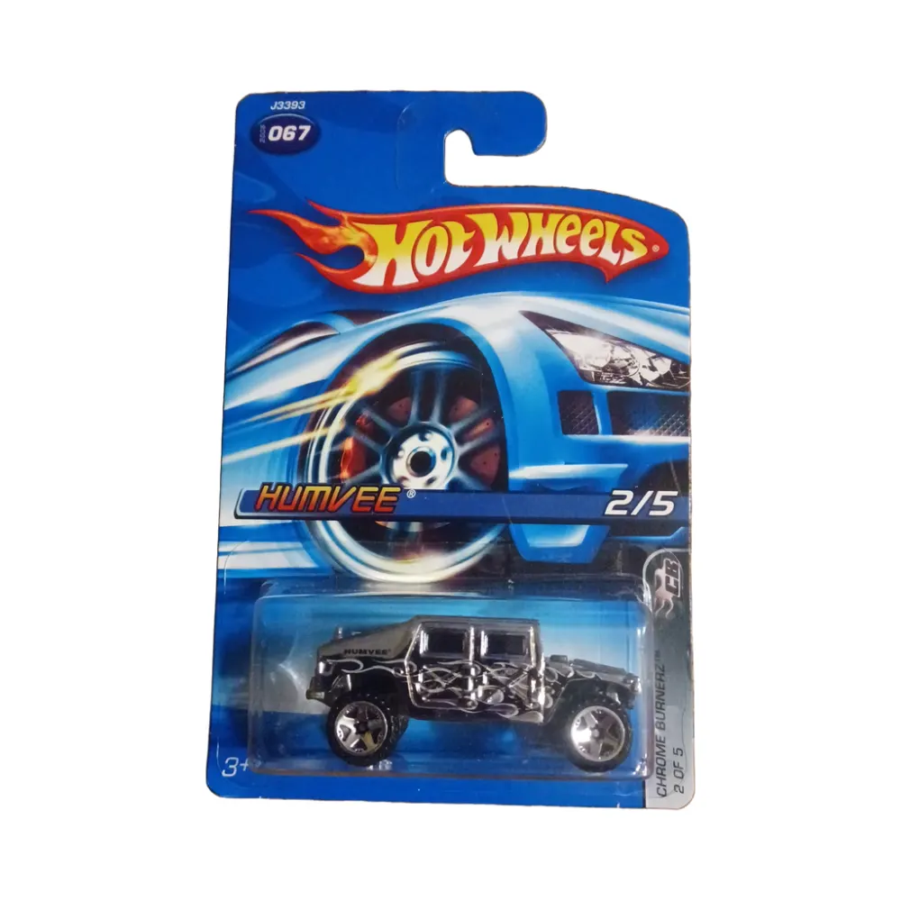 Humvee — J3393 — Chrome (Black Flames)