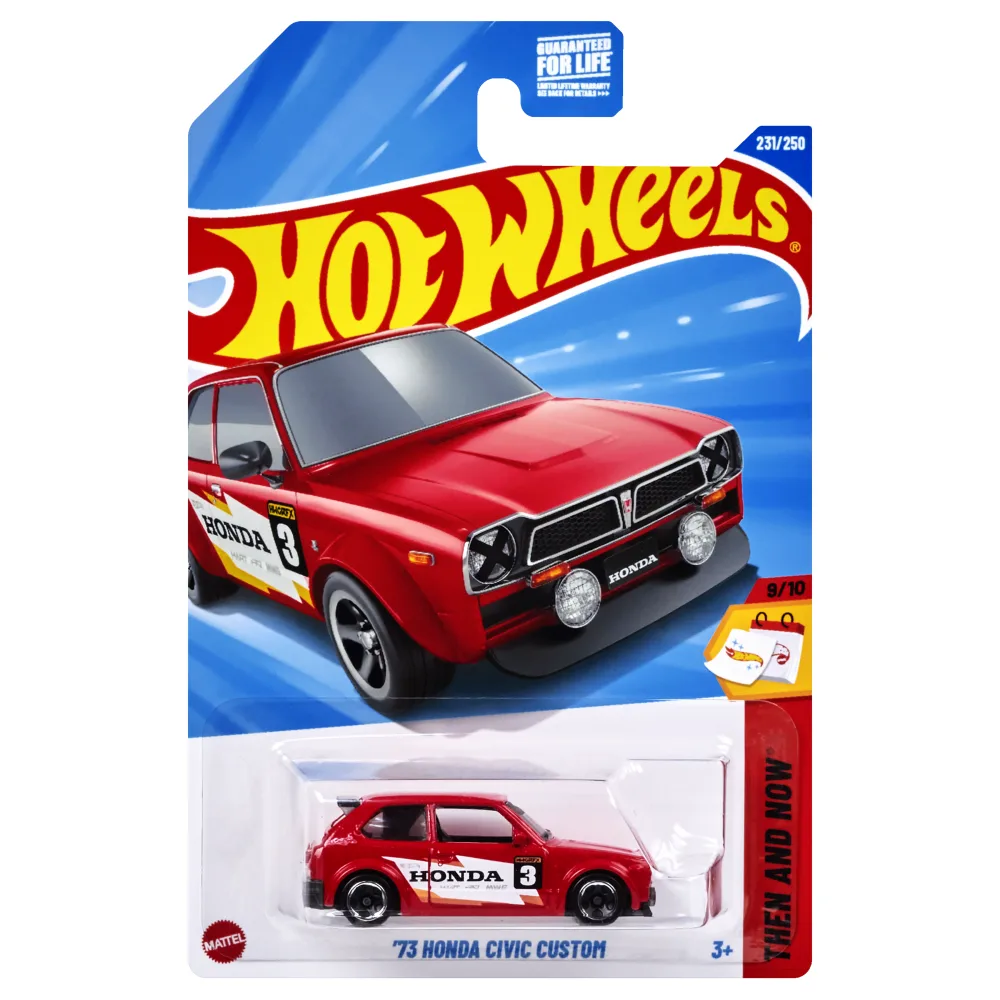 '73 HONDA CIVIC CUSTOM — JBB42 — Red — imagem 2