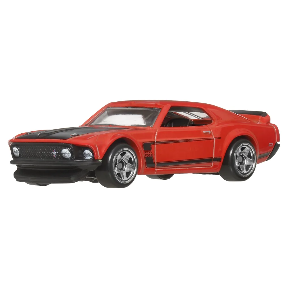'69 Ford Mustang Boss 302 — JBY51 — Red