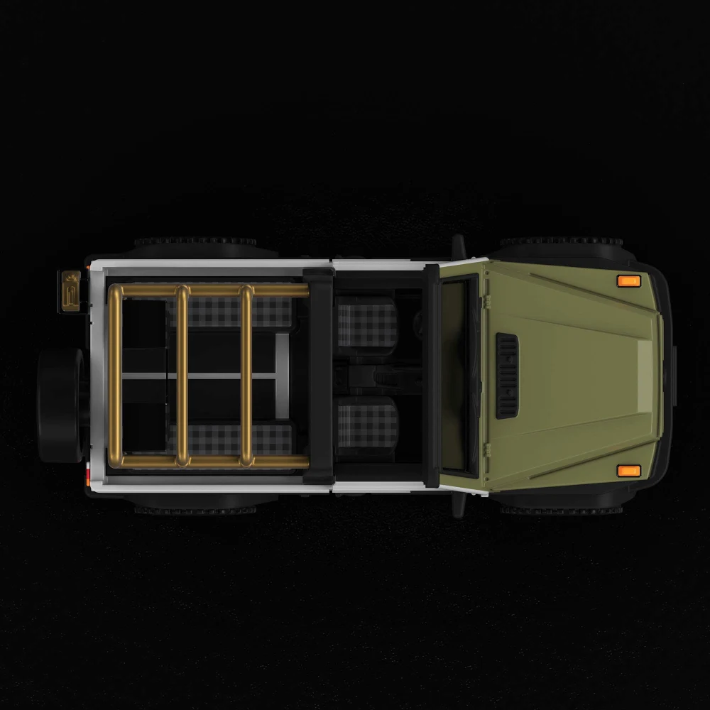 Mercedes-Benz G-Class Past II Future x Nigo — JGK31 — Gray and Green — imagem 5