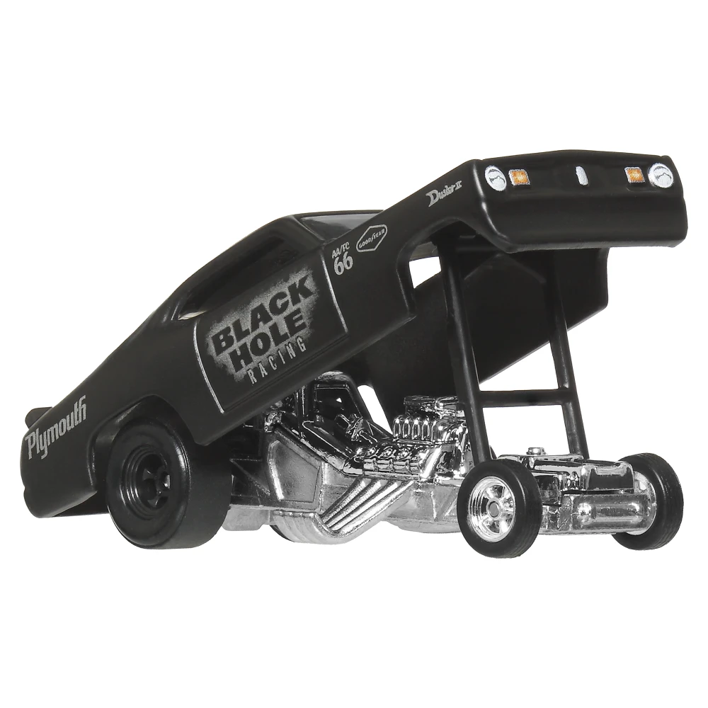 Plymouth Duster Funny Car — JHW56 — Matte Black — imagem 6