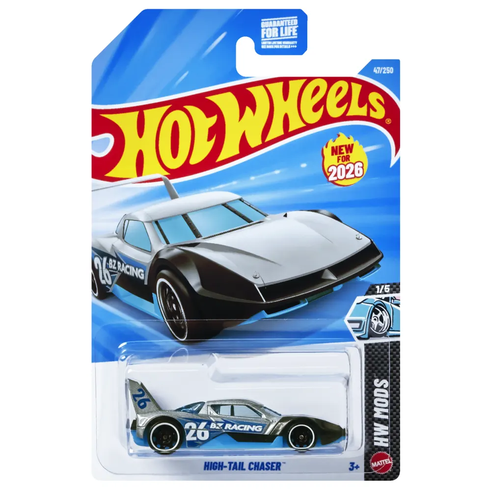 HIGH-TAIL CHASER — JJK92 — Metalflake Silver — imagem 2