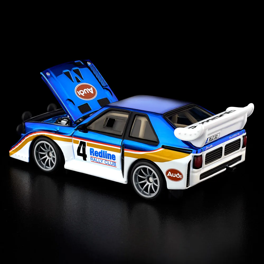 1985 Audi Quattro Sport S1 — JJY70 — Spectraflame Otto Blue — imagem 3