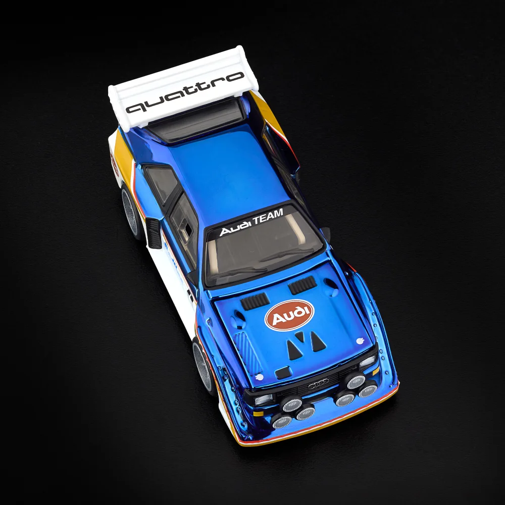 1985 Audi Quattro Sport S1 — JJY70 — Spectraflame Otto Blue — imagem 7