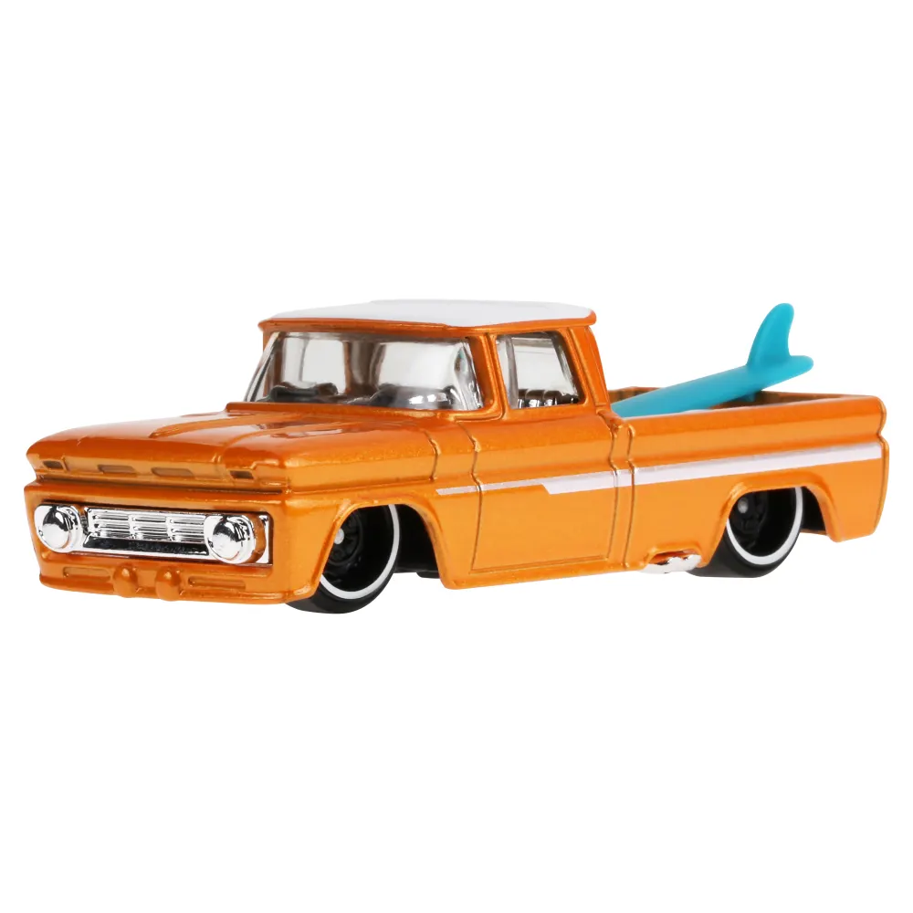 Custom '62 Chevy Pickup — JKG28 — Orange w/ White Roof