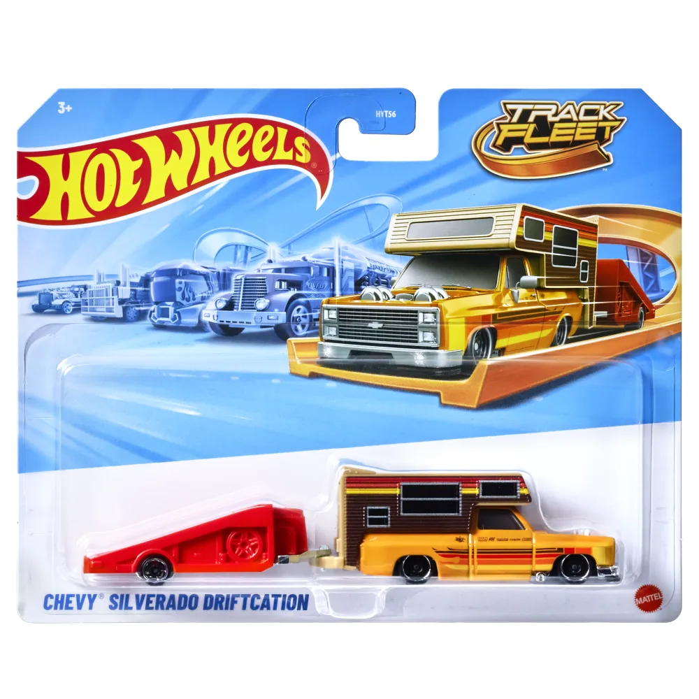 Chevy Silverado Driftcation — JKP33 — Orange w/ Red Trailer — imagem 2