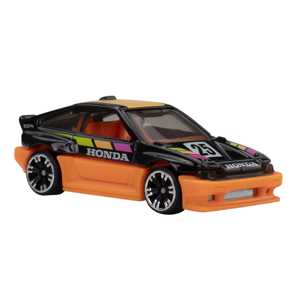 85 Honda CR-X — JKX99 — Gloss Black & Orange — imagem 5
