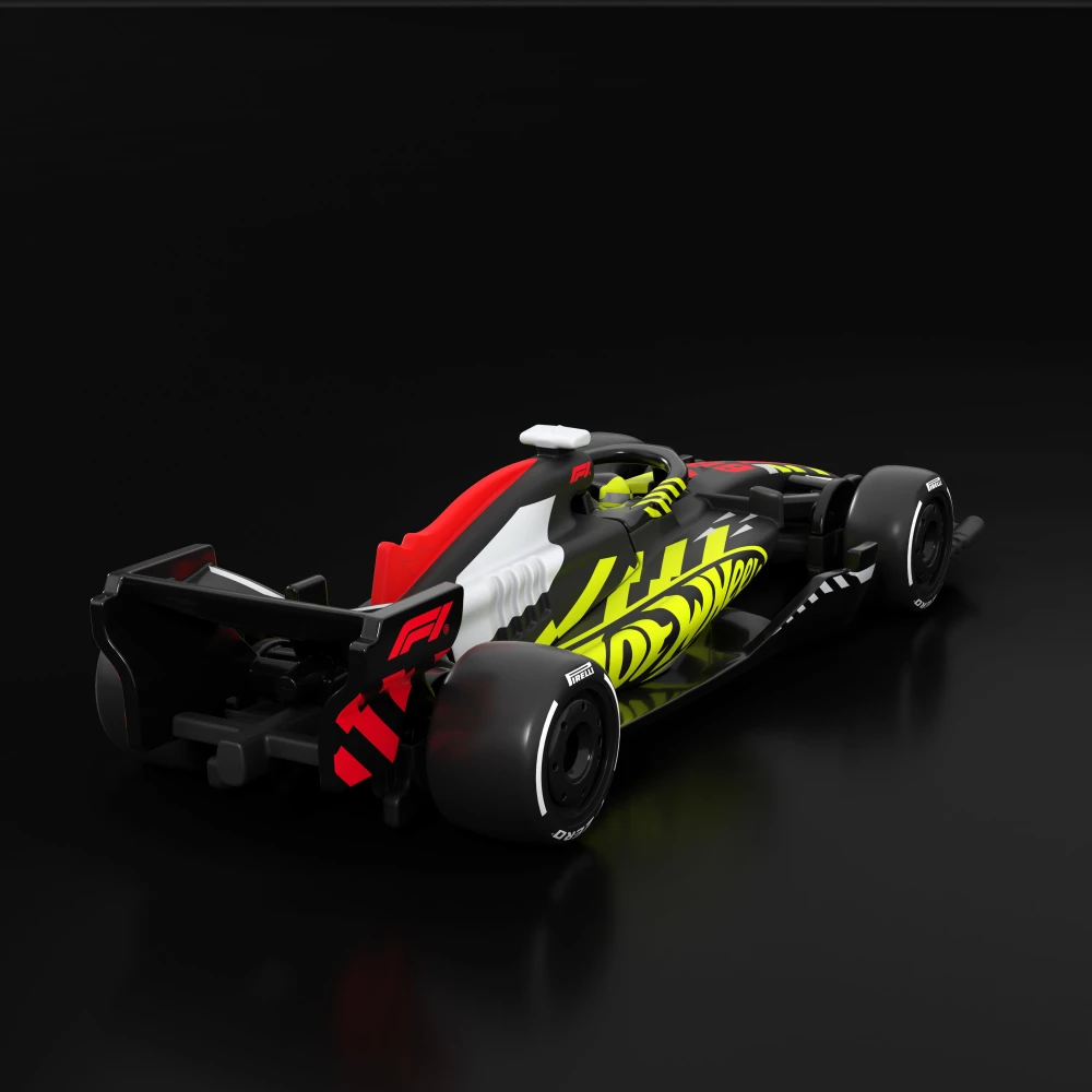 Hot Wheels Formula 1 2026 Concept Car — JNR58 — Matte Black w/ Spark Yellow Graphics — imagem 3