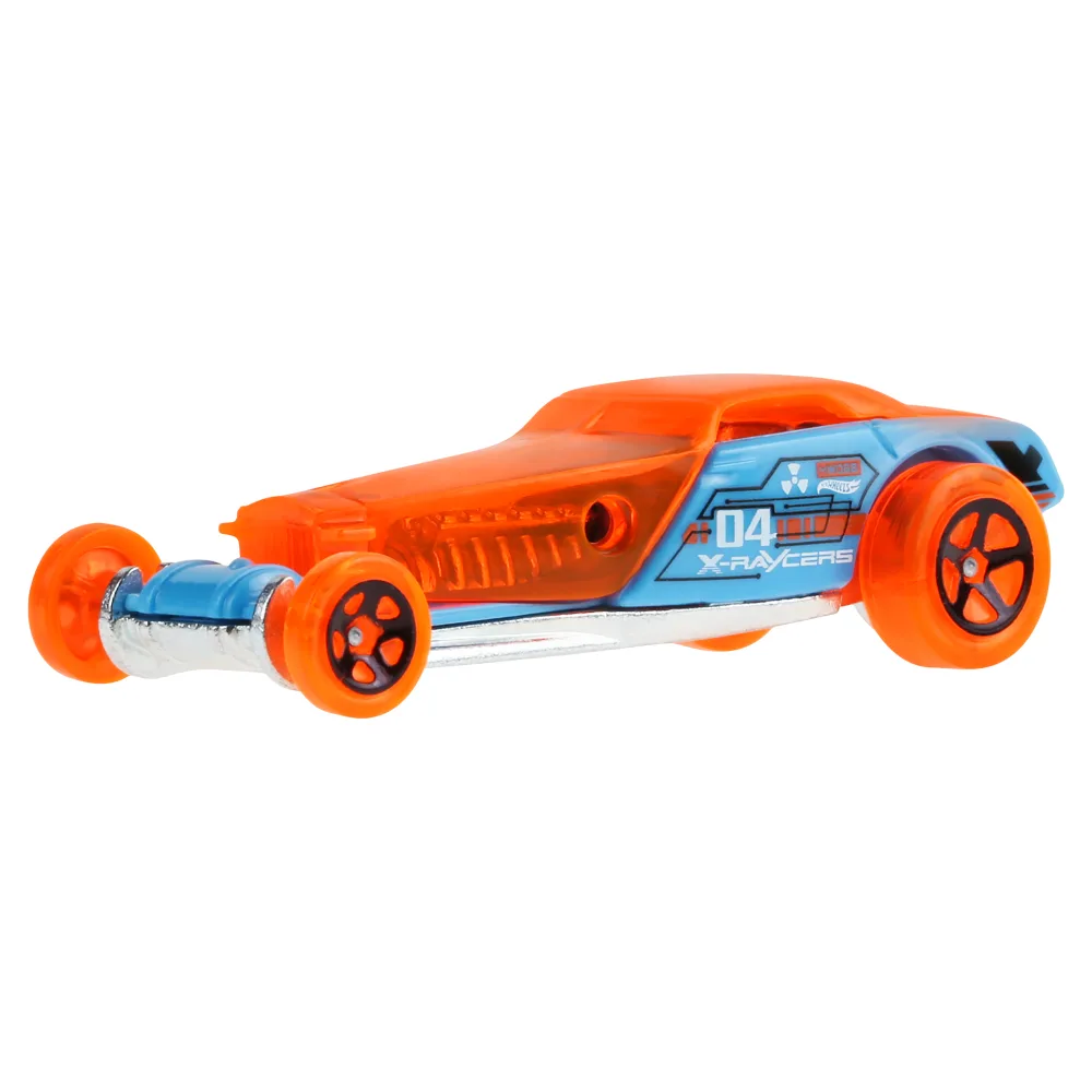 Hi-Roller — JNX85 — Clear Orange & Blue
