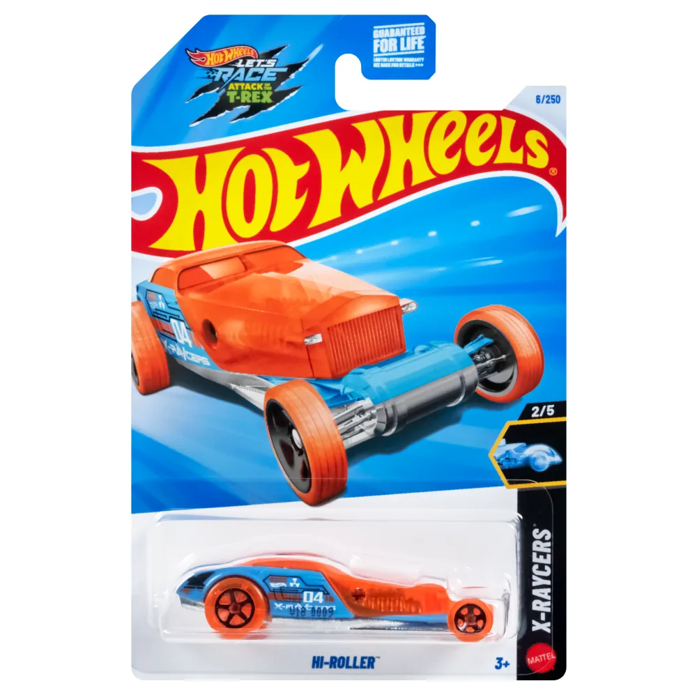 Hi-Roller — JNX85 — Clear Orange & Blue — imagem 2