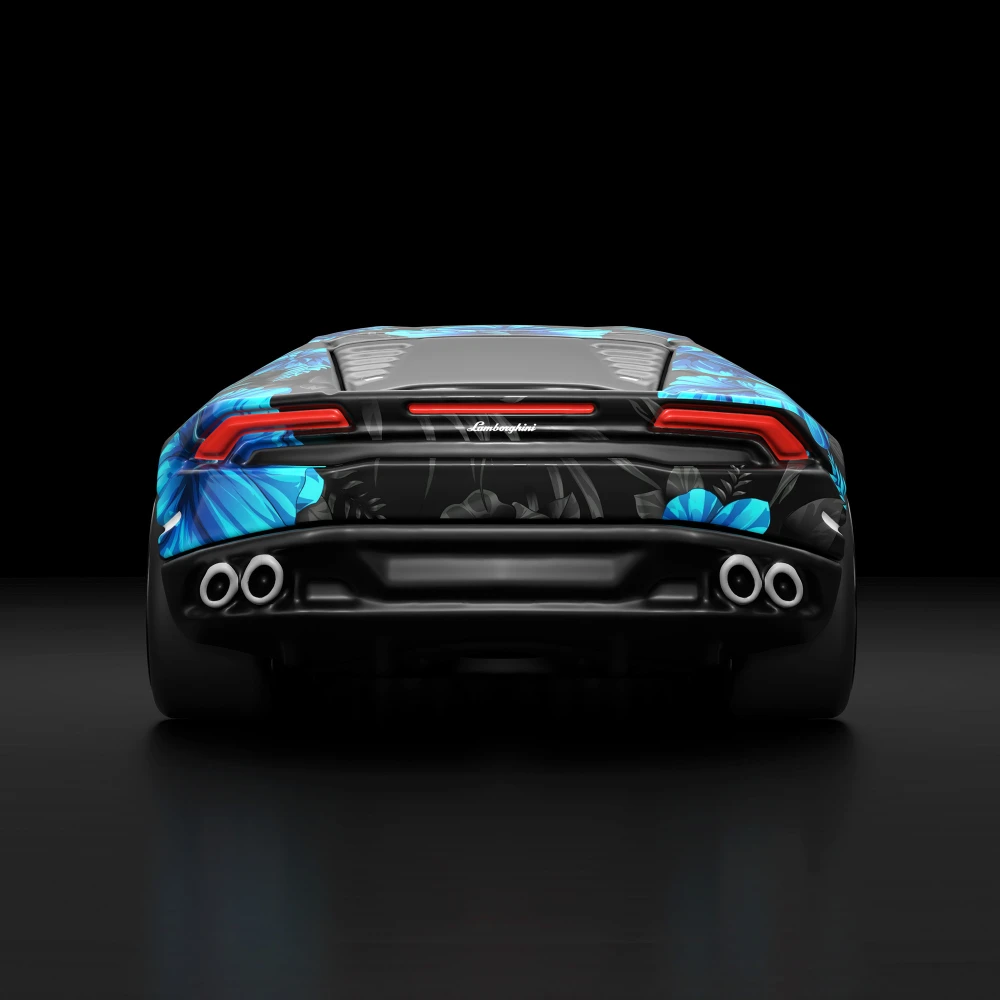 Supercar Blondie x Lamborghini Huracán LP 610-4 — JWB72 — Gloss Black — imagem 5