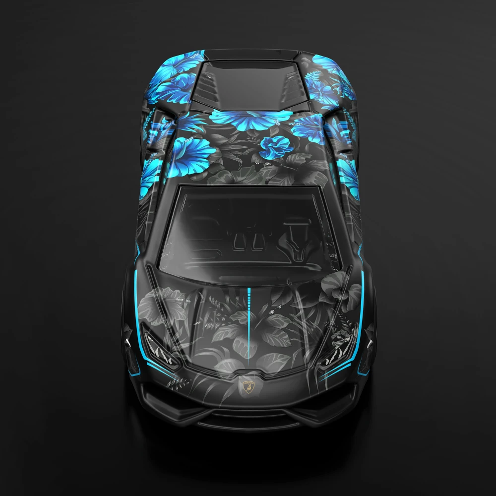 Supercar Blondie x Lamborghini Huracán LP 610-4 — JWB72 — Gloss Black — imagem 6