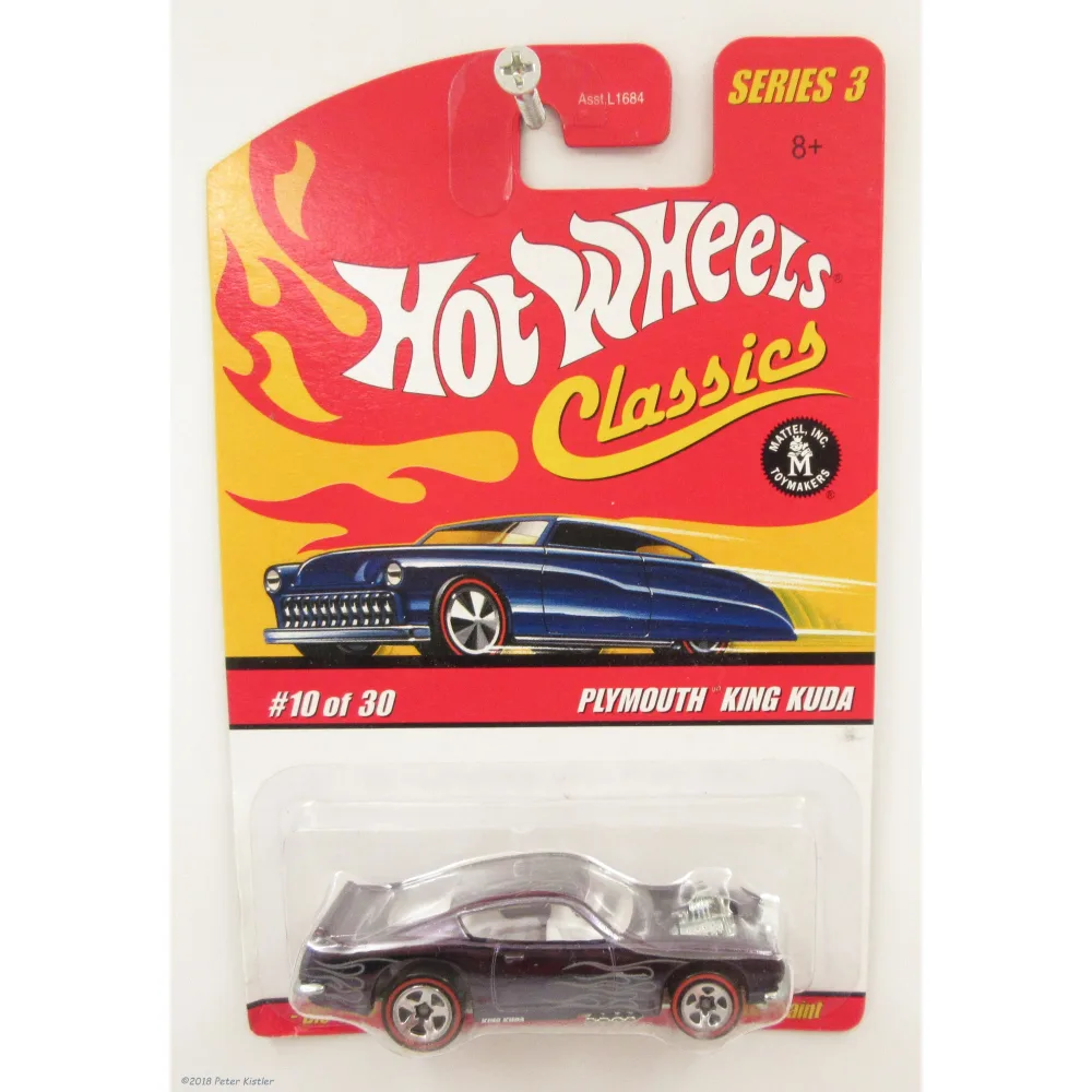 Plymouth King Kuda — L0738 — Spectraflame Black — imagem 2