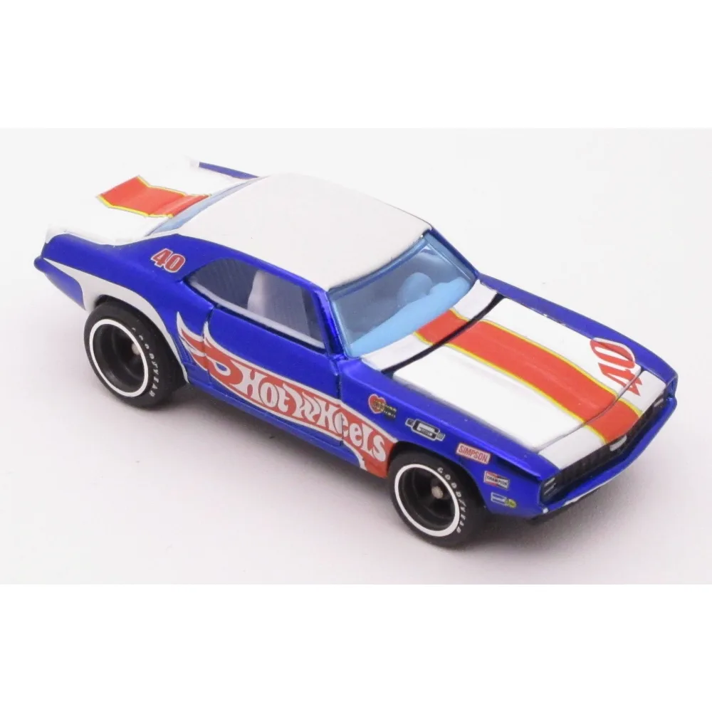 '69 CHEVY CAMARO — L8689 — Spectraflame Race Team Blue & White — imagem 2