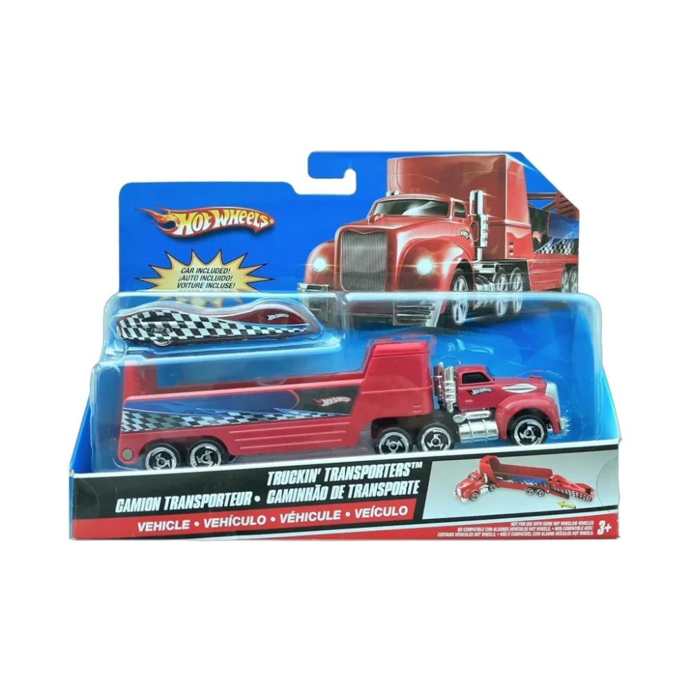 Long Nose Day Cab Truck — M8750 — Red