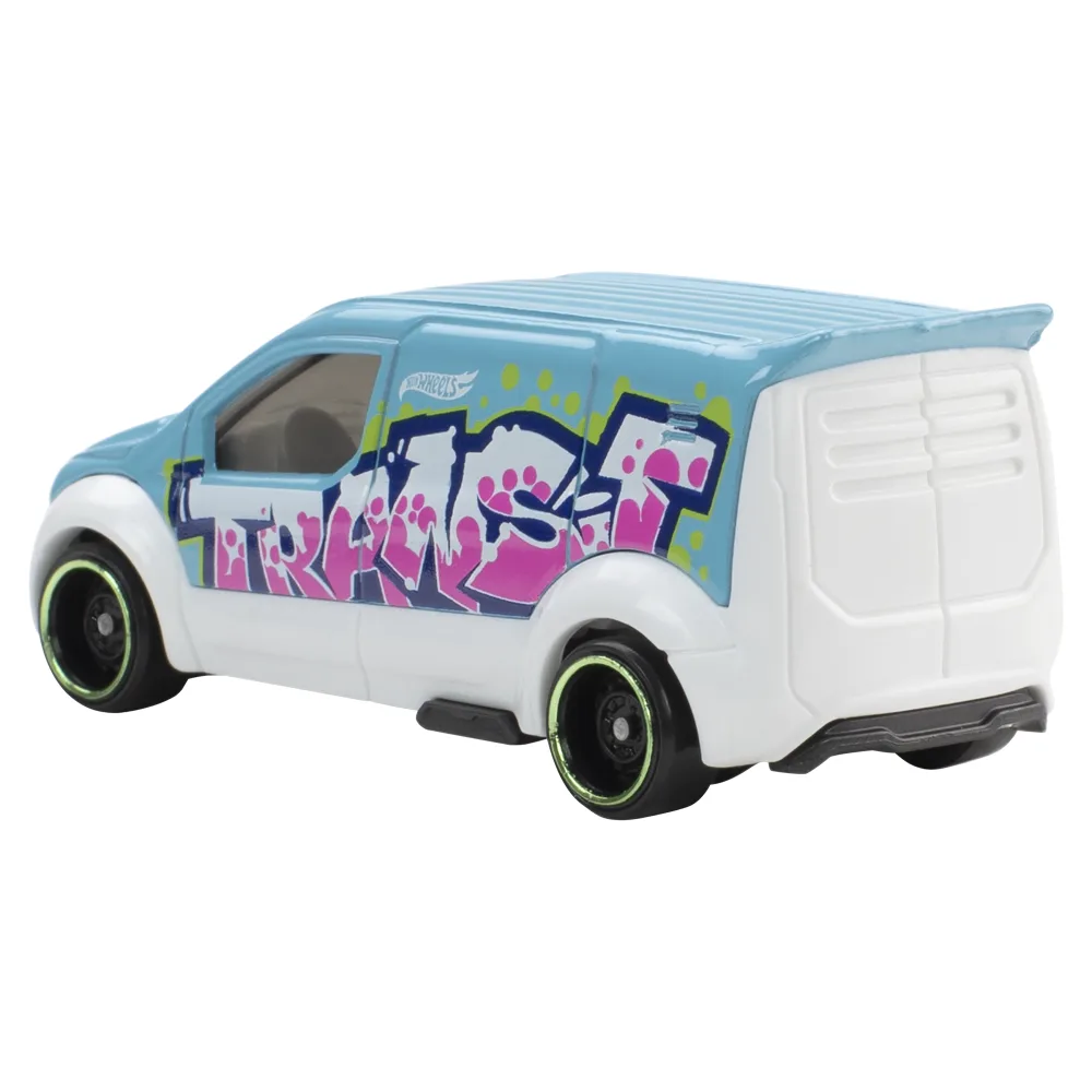 Hot Wheels Ford Transit Connect — MM037 — Pearlescent Light Blue — imagem 3