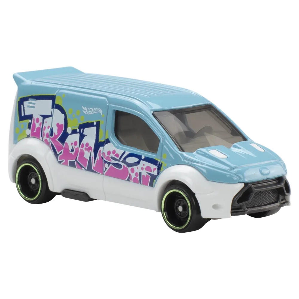 Hot Wheels Ford Transit Connect — MM037 — Pearlescent Light Blue — imagem 4