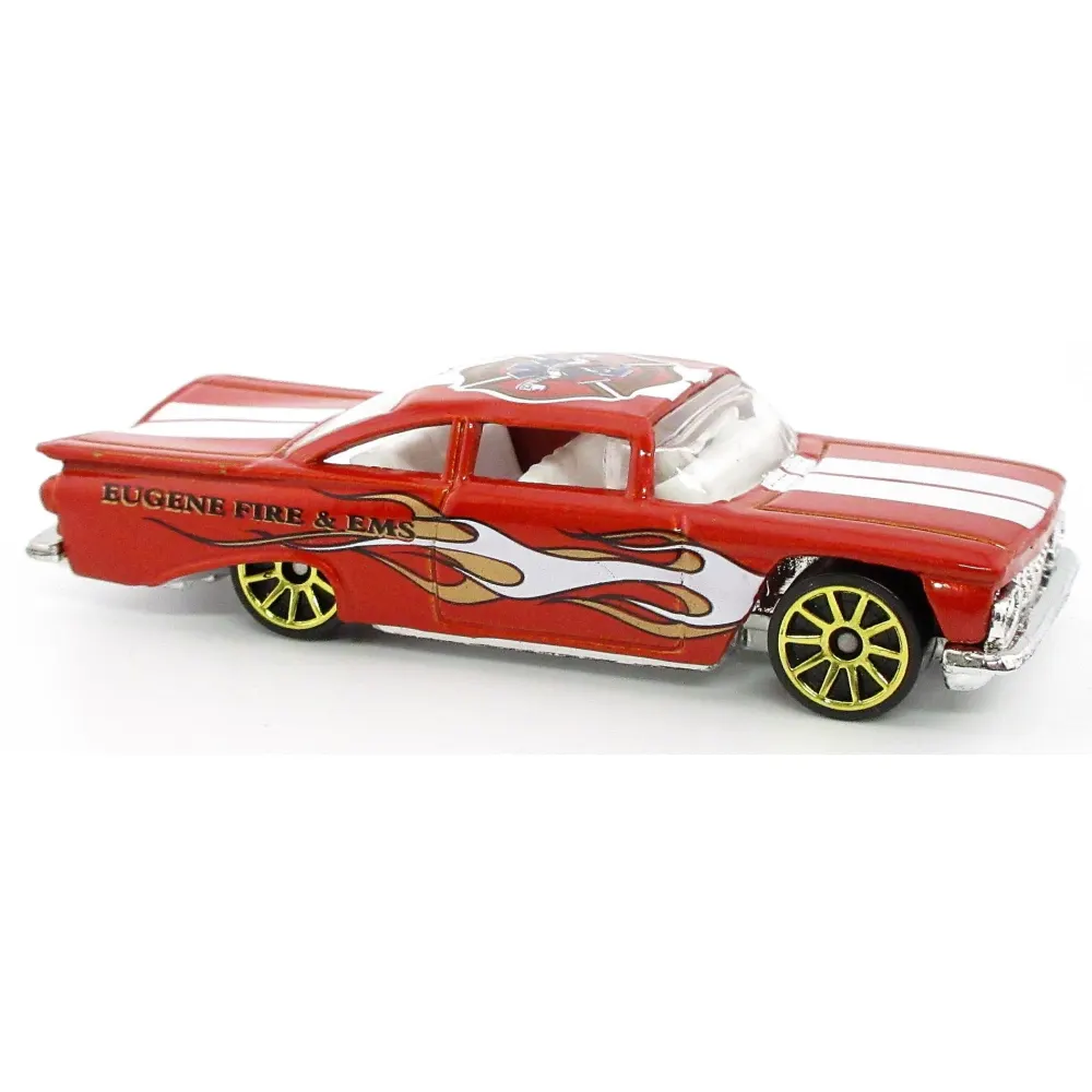'59 Chevy Bel Air — N9021 — Metalflake Red Orange — imagem 2