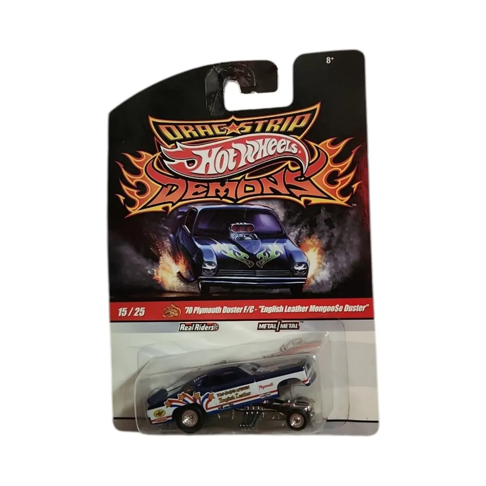 70 PLYMOUTH DUSTER F/C — R3824 — Dark Blue & White