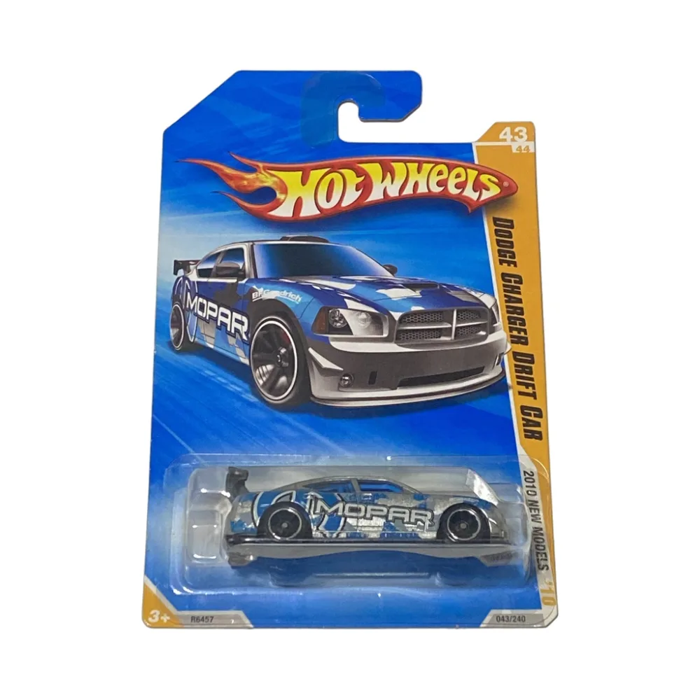 Dodge Charger Drift Car — R6457 — Metalflake Silver — imagem 3