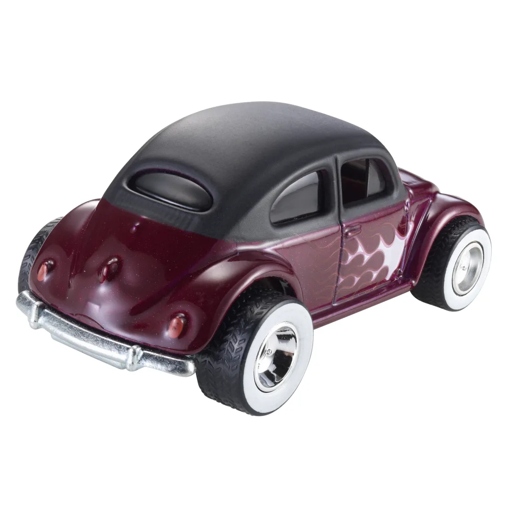 VW Bug — T8338 — Matte Black & Metalflake Magenta — imagem 2