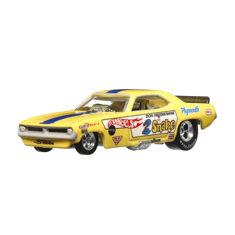 '72 Plymouth Cuda FC — TT010 — Yellow