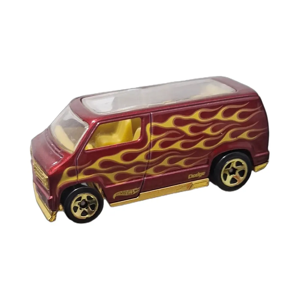 Custom '77 Dodge Van — V0053 — Metalflake Burgundy