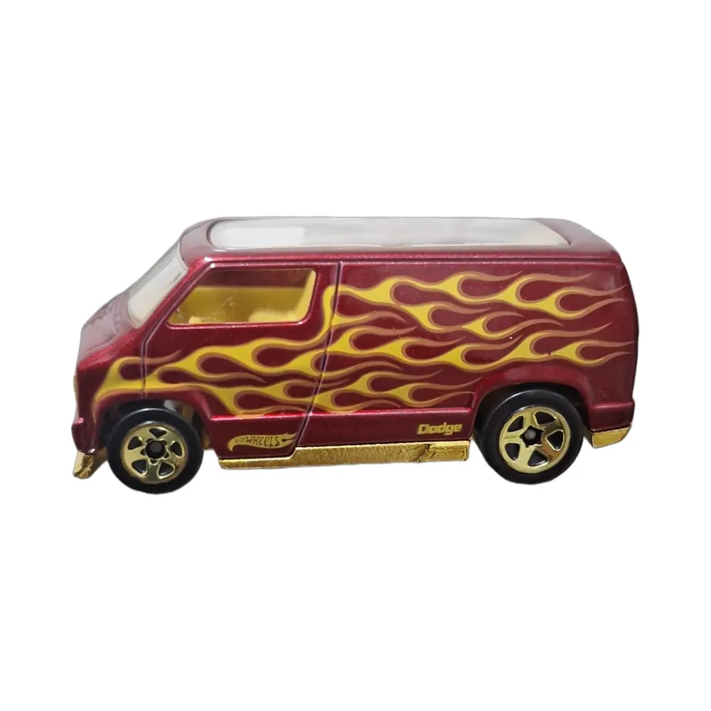 Custom '77 Dodge Van — V0053 — Metalflake Burgundy — imagem 3
