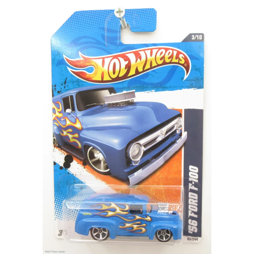 '56 FORD F-100 — V5219 — Blue enamel — imagem 2