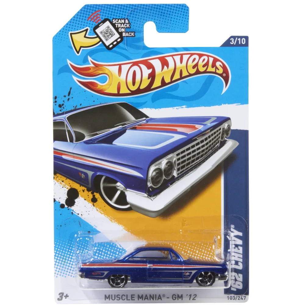 '62 CHEVY BUBBLE TOP — V5406 — Metalflake Blue