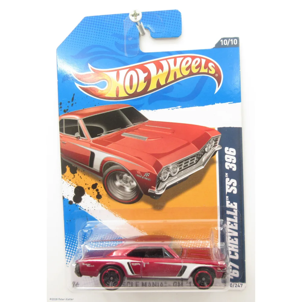 '67 Chevelle SS 396 — V5413 — Metalflake Maroon