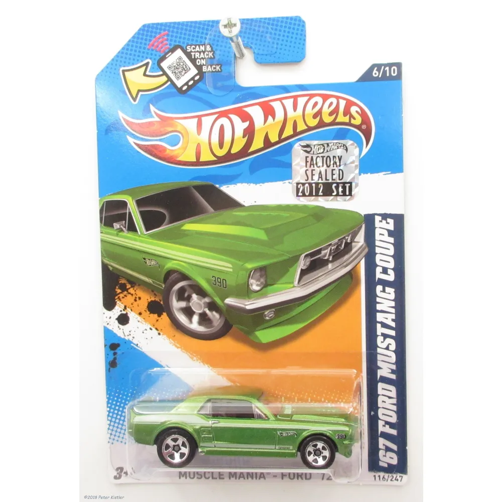 '67 Ford Mustang Coupe — V5606 — Metallic Green