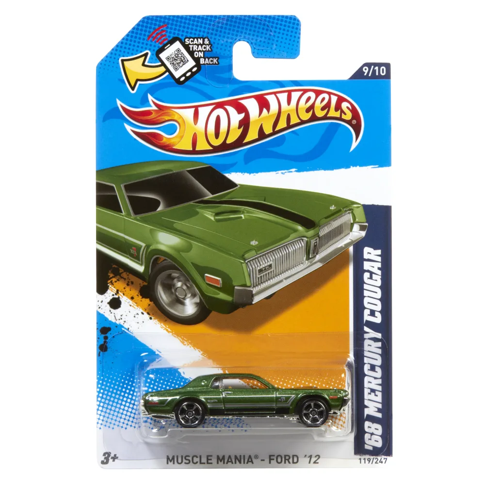 '68 MERCURY COUGAR — V5702 — Metalflake Green — imagem 2