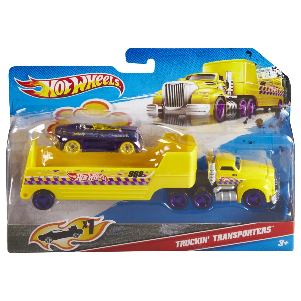 Long Nose Day Cab Truck — W4671 — Yellow